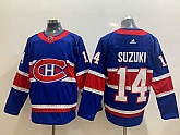 Canadiens 14 Nick Suzuki Blue 2020-21 Reverse Retro Adidas Jersey,baseball caps,new era cap wholesale,wholesale hats